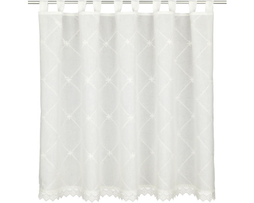 Brise-bise avec boucles Tao offwhite 130x80 cm