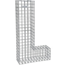 Gabione in L-Form aus Metall