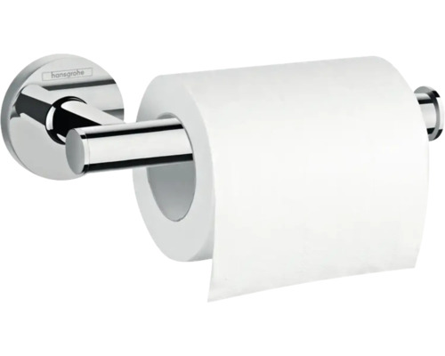 Dérouleur de papier toilette hansgrohe Logis Universal chrome brillant 41726000 Porte-papier toilette en métal avec rouleau de papier