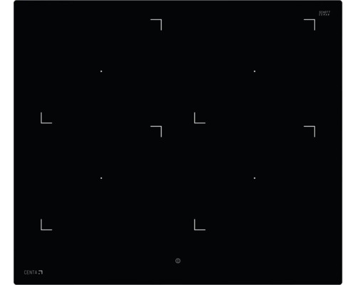 Induktionskochfeld Rahmenlos CENTA 60 x 52 cm 4 Kochzonen Tiaki 60