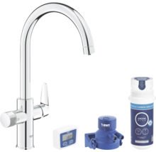 Grohe Blue Wasserhahn mit Filter, Durchflussmesser und Filterkopf