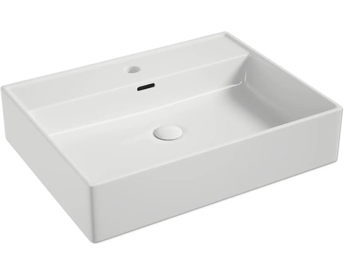 Lavabo standard Lavabo à poser form&style MAKIRA 60 x 46 cm blanc brillant