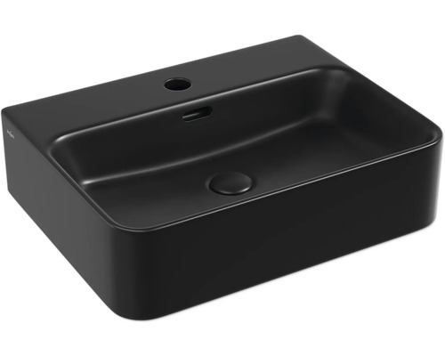 Lavabo standard Lavabo à poser Jungborn THREE 52 x 40 cm noir mat