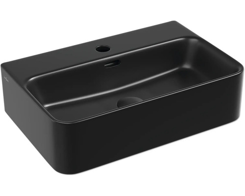 Lavabo standard Lavabo à poser Jungborn THREE 56 x 36 cm noir mat