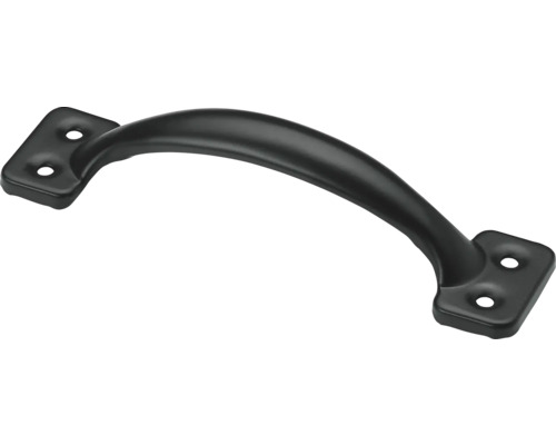Poignée de meuble 127 x 30 x 20 mm acier noir 5 pièces Poignée en métal avec trous de fixation