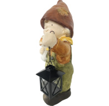 Gartenfigur Junge mit Laterne