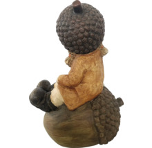 Dekorative Eichhörnchenfigur aus Kunststein für den Innenbereich