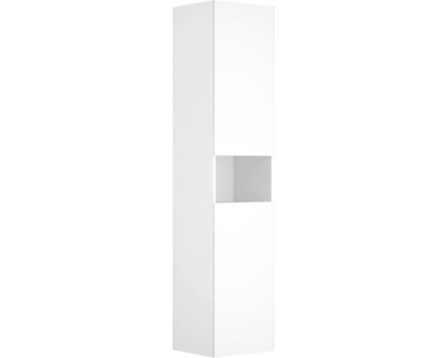Armoire haute KEUCO Stageline gauche 40x180x36 cm blanc y compris éclairage LED