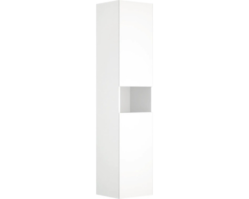 Armoire haute KEUCO Stageline gauche lxhxp 40x180x36 cm blanc avec éclairage LED