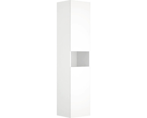 Armoire haute KEUCO Stageline droite 40x180x36 cm blanc y compris éclairage LED