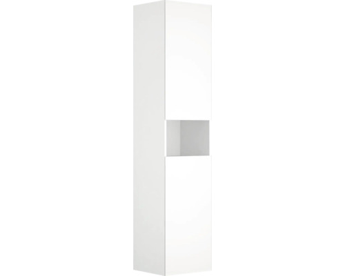 Armoire haute KEUCO Stageline droite lxhxp 40x180x36 cm blanc avec éclairage LED