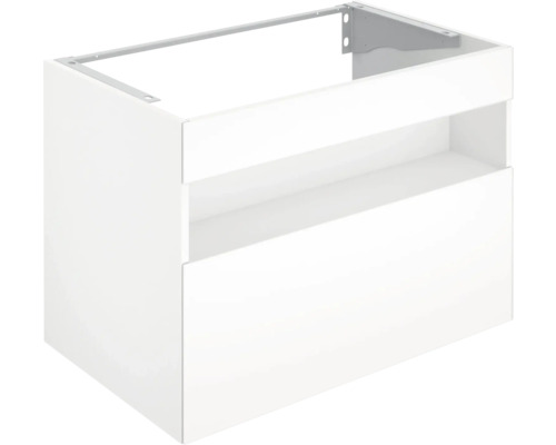 Meuble sous lavabo KEUCO Stageline 80x49x62.5 cm blanc