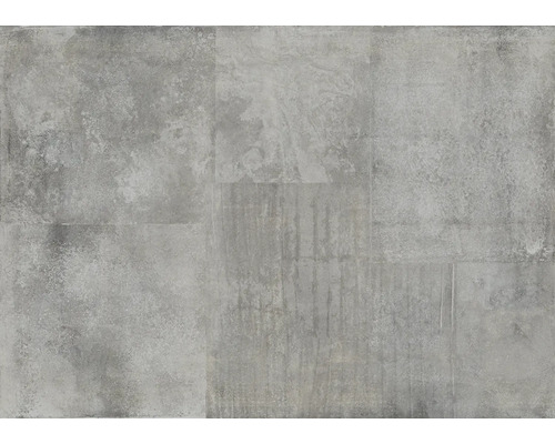 Papier peint panoramique intissé 364255 Factory V métal gris gris 8 pces 424 x 300 cm