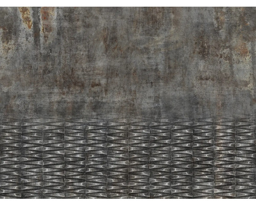 Carreau mural décoratif avec motif tridimensionnel et surface irrégulière