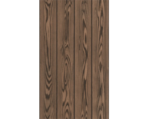 Papier peint intissé 499537 Factory V bois marron foncé Papier peint avec motif de planches en bois
