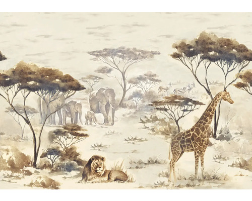 Papier peint panoramique intissé 363661 African Queen III naturel marron 8 pces 424 x 300 cm