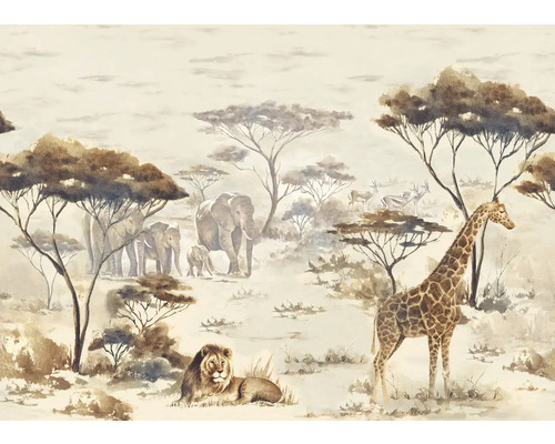 Papier peint panoramique intissé 363678 African Queen III naturel marron 7 pces 371 x 265 cm
