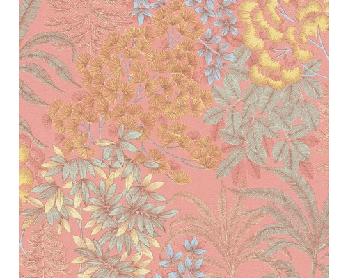 Papier peint intissé 39128-4 Metropolitan Stories 3 floral rose vif