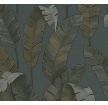Papier peint avec motif de feuilles pour la décoration murale