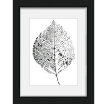 Gerahmtes Bild mit Blattmotiv