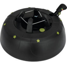 Weihnachtsbaumständer mit Hebeltechnik und Sternenmuster