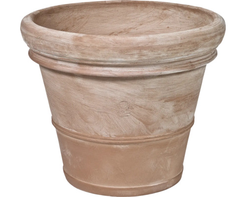 Pot pour plantes Doppio Bordo Liscio 50 x 50 x 41 cm terracotta orange