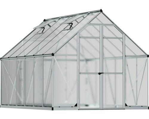 Serre avec fenêtres de ventilation