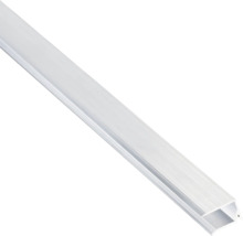 Gutta Alu UProfil mit Tropfnase 10 mm Doppelstegplatten weiss 1050 mm