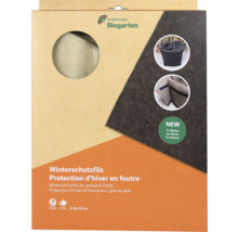 Feutre de protection hivernale Andermatt Biogarten pour pots, diamètre 38 à 50 cm