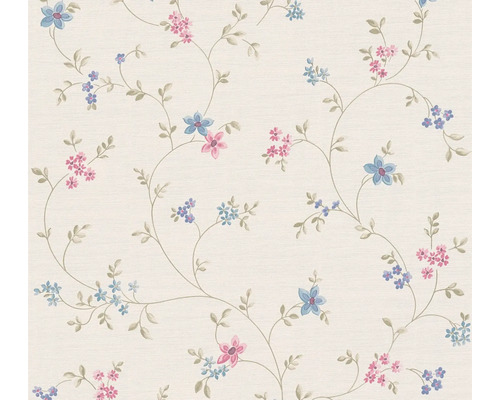 Papier peint intissé 39071-1 Maison Charme bordure de fleurs crème-vert Papier peint intissé 39071-1 Maison Charme bordure de fleurs crème-vert