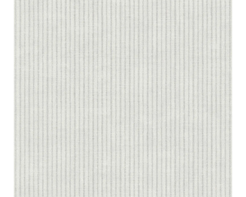 Papier peint intissé 39076-3 Maison Charme rayures gris Tissu textile à rayures