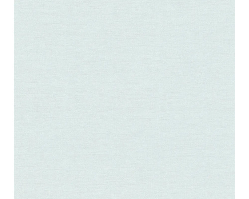 Papier peint intissé 3908-75 Maison Charme uni bleu clair Papier peint textile avec une fine structure de tissu
