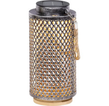 Solarleuchte mit Metallgehäuse und Tragegriff