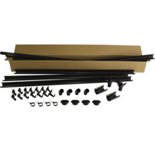Kit de gouttière Marley marron chocolat RAL 8017 DN 75 mm pour longueur latérale de 4 m