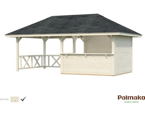 Holz Pavillon mit Dachpappe