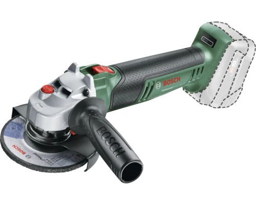Bosch Meuleuse d'angle sans fil UniversalGrind 18V-75 sans batterie ni chargeur Meuleuse d'angle sans fil Bosch avec disque à meuler et poignée
