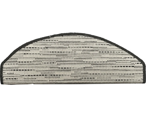 Stufenmatten-Set Flatewave grau 28x65 cm 15-teilig