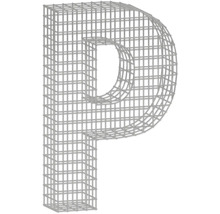 Drahtgitter in Form des Buchstabens P