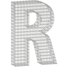 Gitterform bellissa Buchstabengabione R 72 x 21 x 100 cm