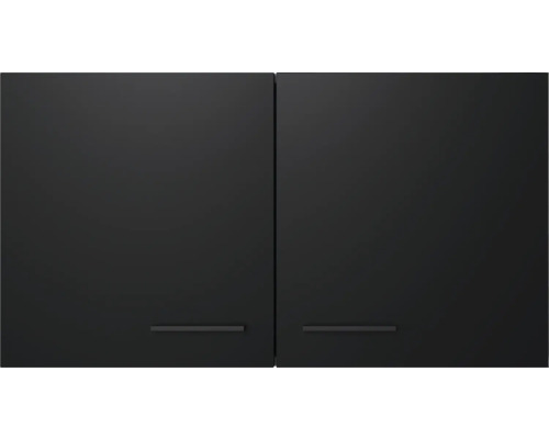 Armoire suspendue avec deux portes et poignées