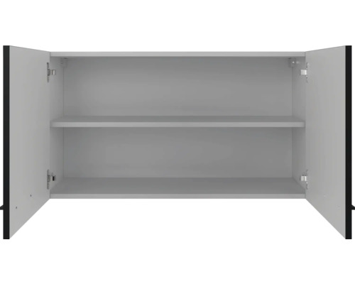 Meuble haut ouvert avec deux étagères