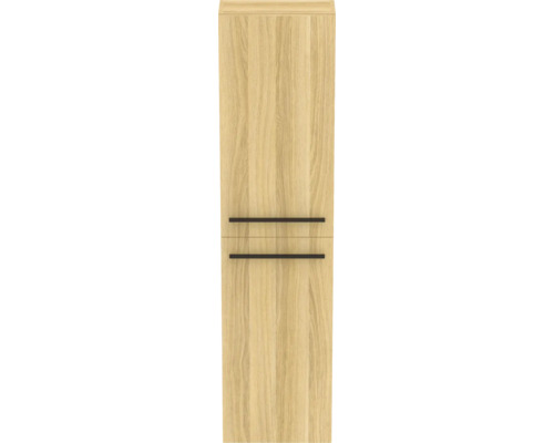 Holzstrukturierter Badezimmerschrank mit zwei Schubladen