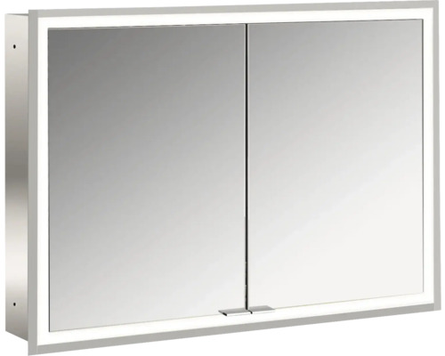 LED Spiegelschrank Emco Prime BxHxT 100x73x15.2 cm alufarben Unterputz 949706193CH