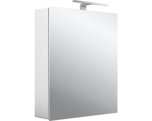Armoire de toilette à LED Emco Mee 60 cm 1 porte en saillie