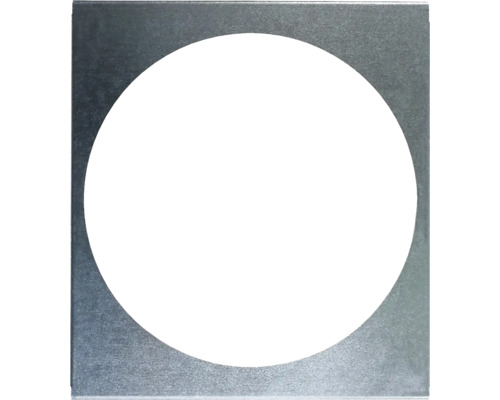 Trappe de visite carrée avec ouverture ronde