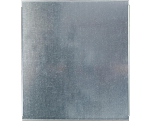 Plaque d''acier galvanisé carrée