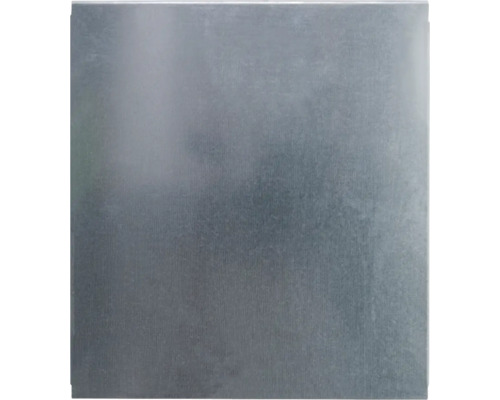 Plaque d''acier galvanisé carrée