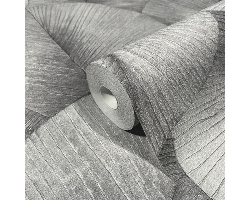 Rouleau de papier peint structuré avec motif graphique