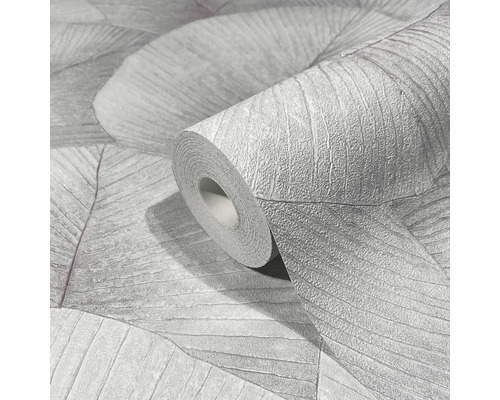 Rouleau de papier peint avec motif de feuilles