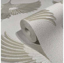 Rouleau de papier peint avec motif de grue